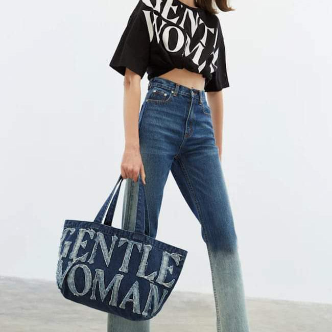 GW Demin Tote - Navy