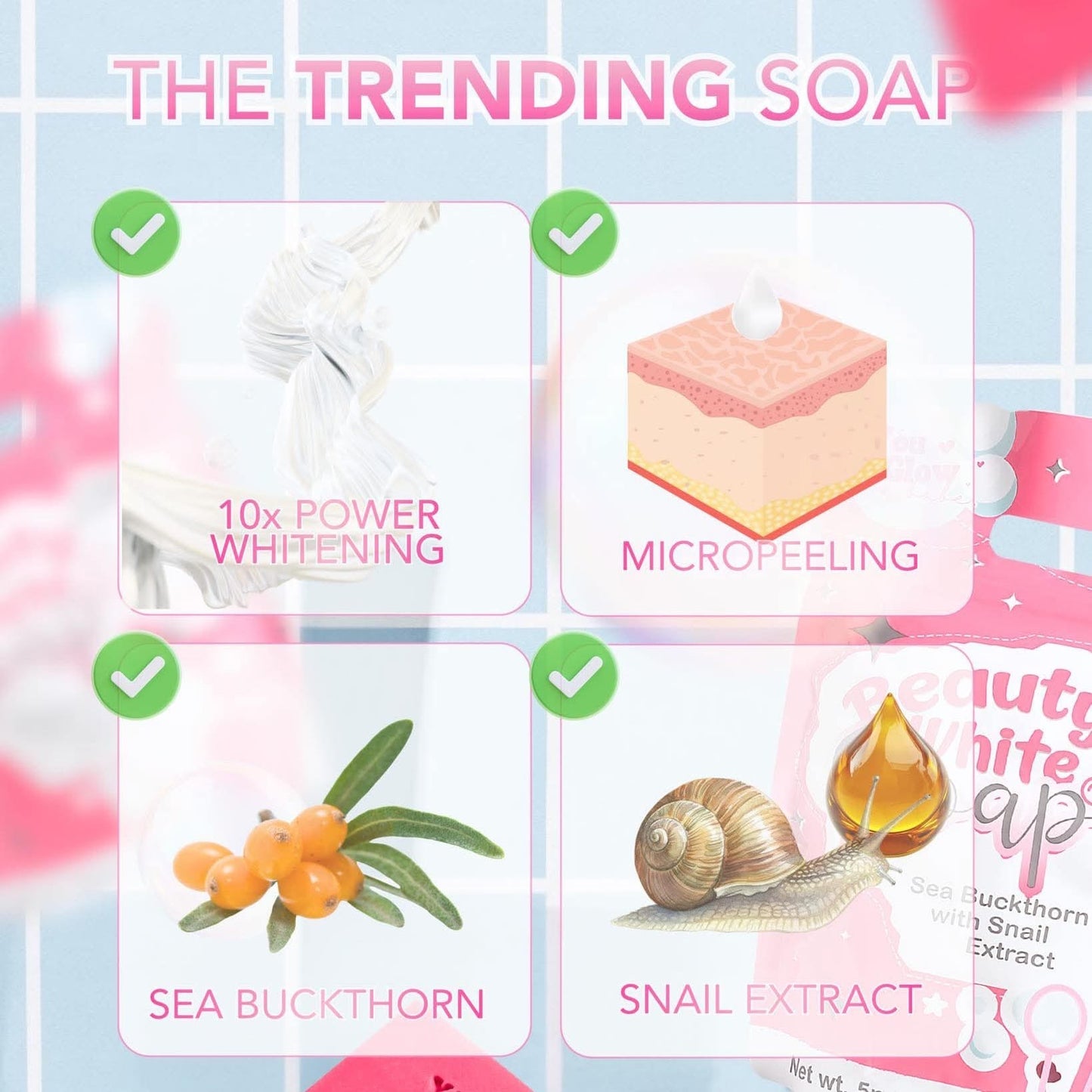 Beauty White Soap (5 bars x 70g)