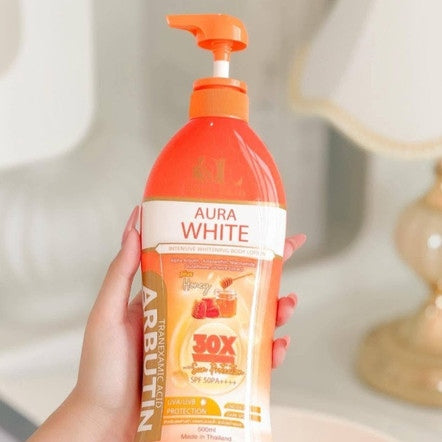 Deli Skin Aura White Intensive Whitening Body Lotion 500ml