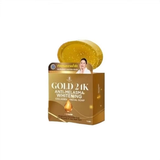 GOLD 24k Whitening Anti-Melasma Collagen Facial Soap 60g