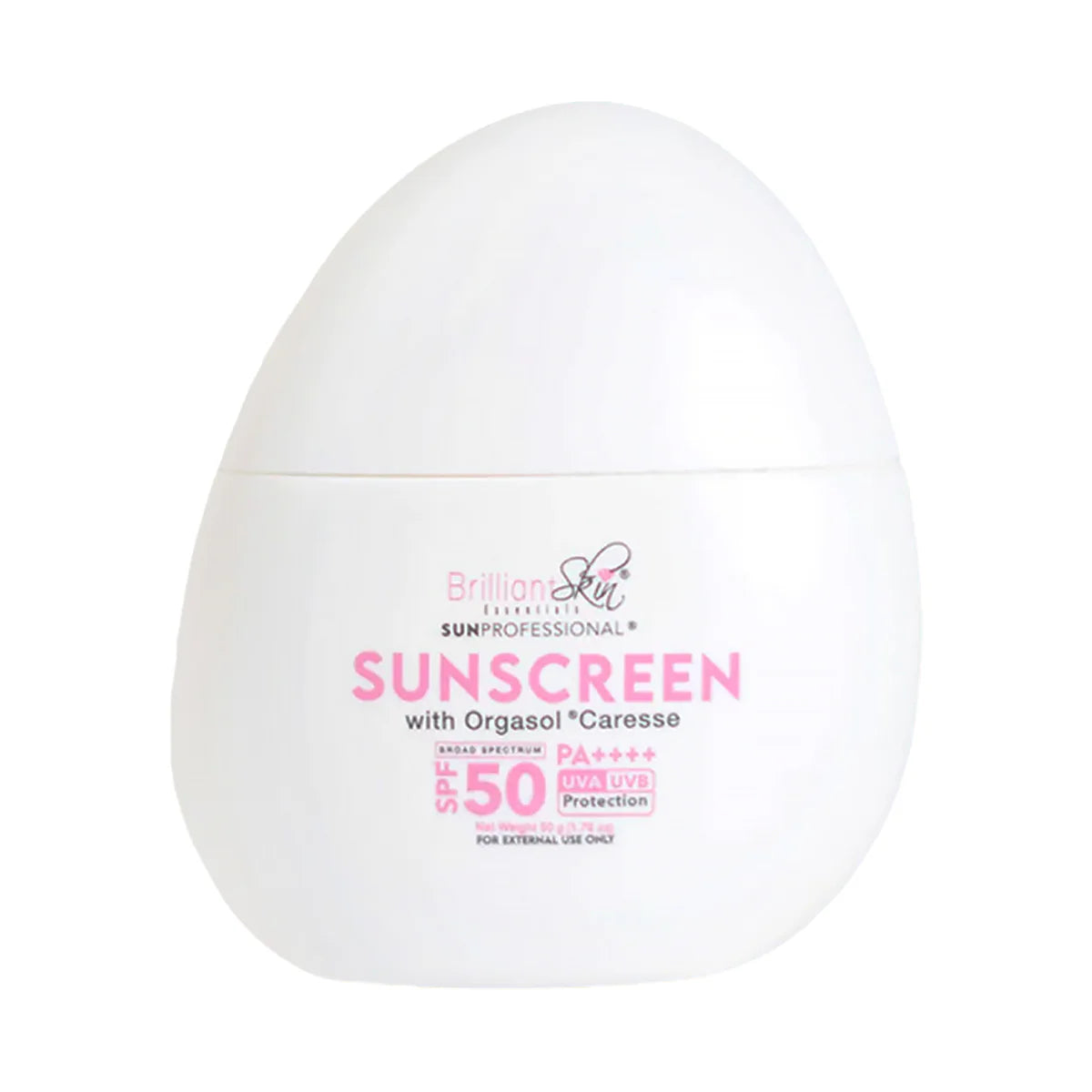 Brilliant Skin Sun Professional Sunscreen with Orgasol® Caresse SPF 50 PA++++ 50g