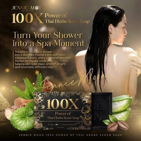Jennie Moon 100X Power Of Thai Herbs Scrub Soap