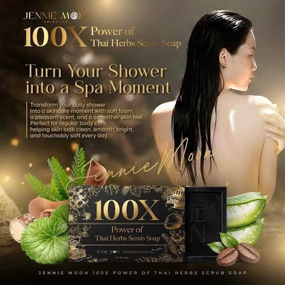 Jennie Moon 100X Power Of Thai Herbs Scrub Soap