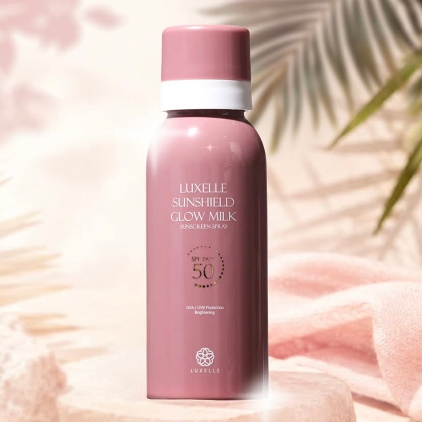 Luxelle Sunshield Glow Milk Sunscreen Spray 120ml