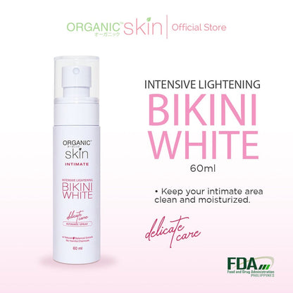 Organic Skin Japan Intensive Lightening Bikini White Intimate Spray 60ml