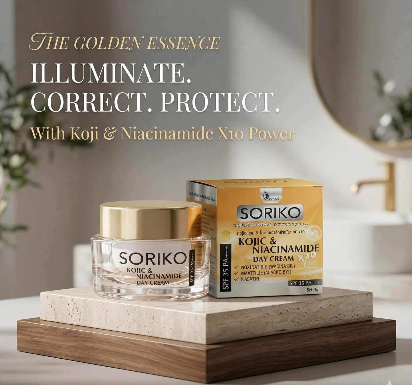 Soriko Kojic & Niacinamide Day Cream 30g