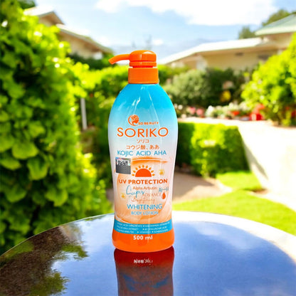 Soriko Kojic Acid AHA Whitening Body Lotion 500ml