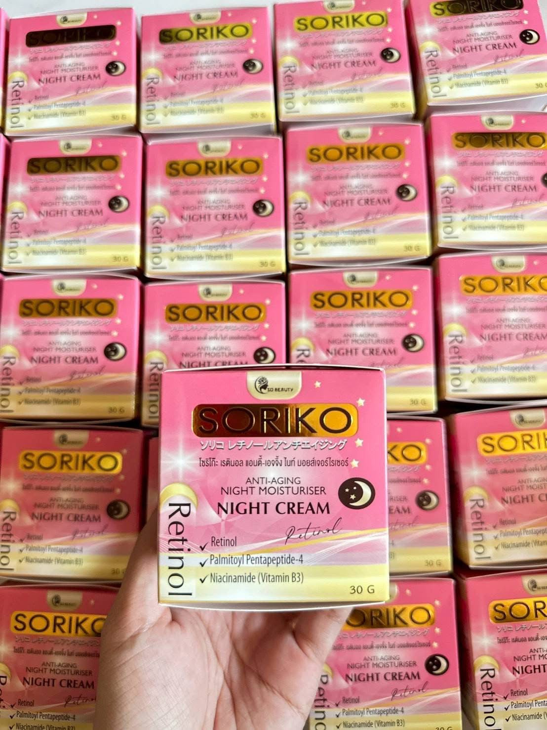 Soriko Retinol Anti-Aging Night Moisturizer Cream 30g