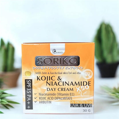 Soriko Kojic & Niacinamide Day Cream 30g
