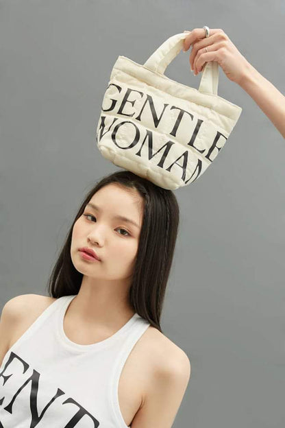 GW Small Puffer Bag (Cream)
