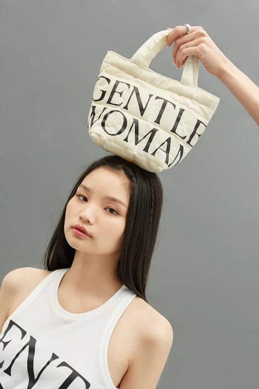 GW Small Puffer Bag (Cream)