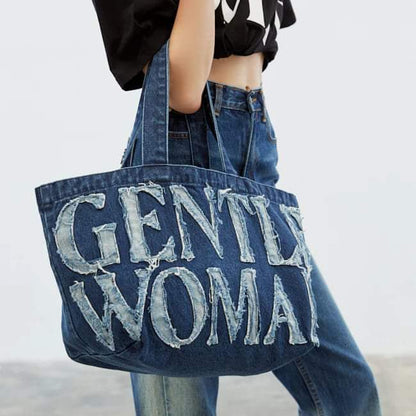 GW Demin Tote - Navy