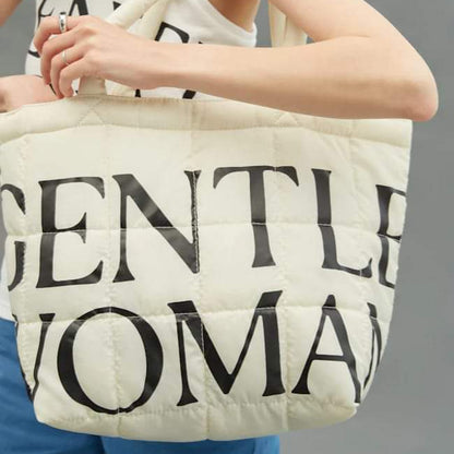 GW Puffer Bag - Cream