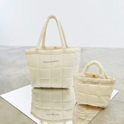 GW Puffer Bag - Cream