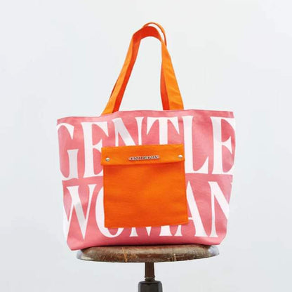GW Painted Wall Tote - Hot Pink