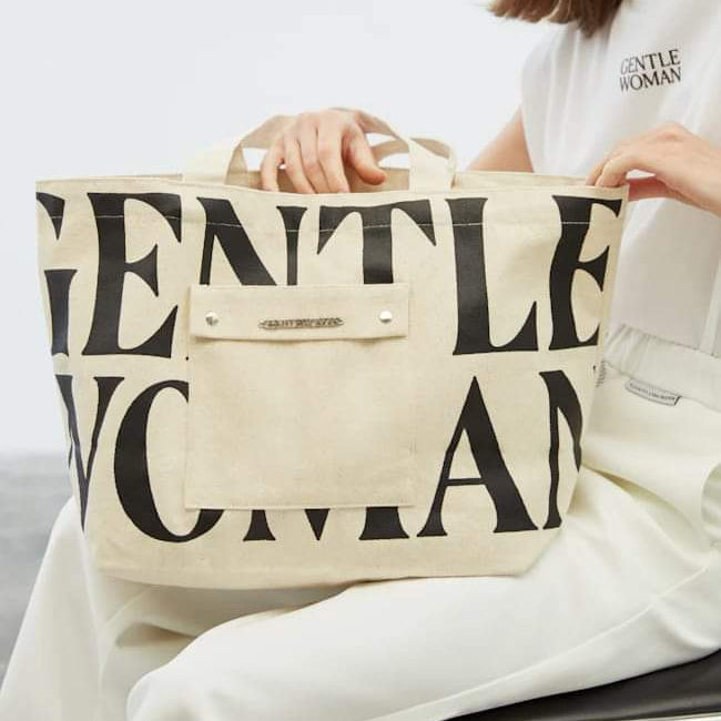 GW Plain Wall Tote - Cream