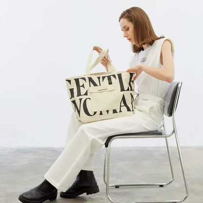 GW Plain Wall Tote - Cream