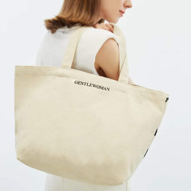 GW Plain Wall Tote - Cream