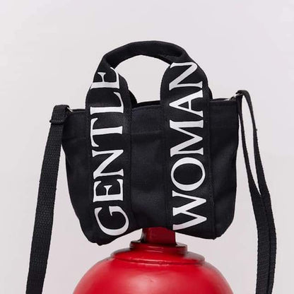 GW Logo Strap Micro Tote Bag (Black)