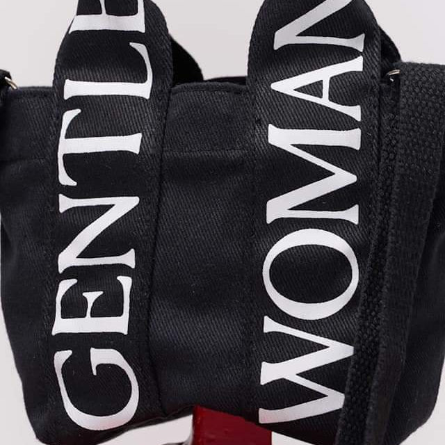 GW Logo Strap Micro Tote Bag (Black)