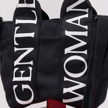 GW Logo Strap Micro Tote Bag (Black)