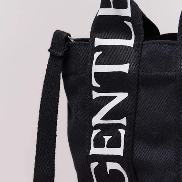 GW Logo Strap Micro Tote Bag (Black)