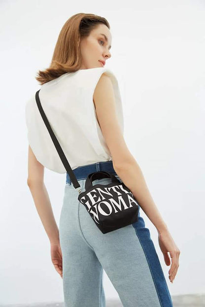 GW Micro Canvas Tote - Black