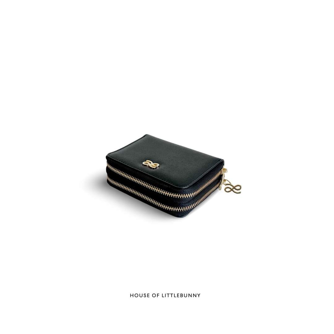 Double Zip Wallet PU