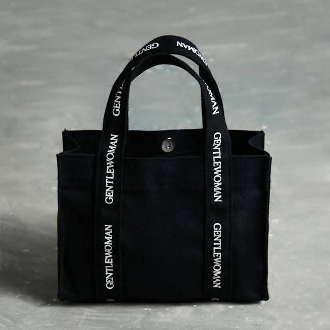GW Micro Box Tote Bag (Black)
