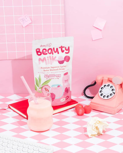 Beauty Milk Strawberry Glutathione Drink
