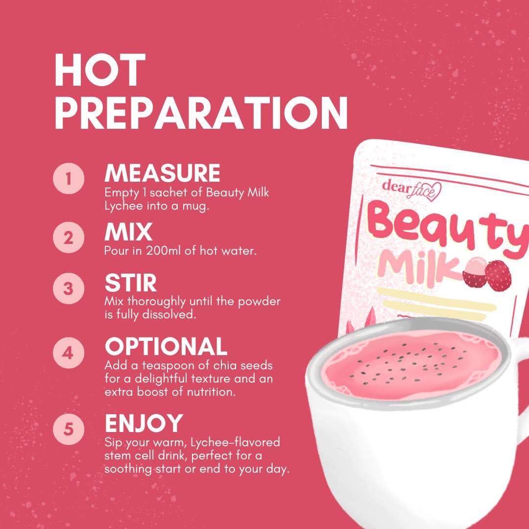 Beauty Milk Strawberry Glutathione Drink