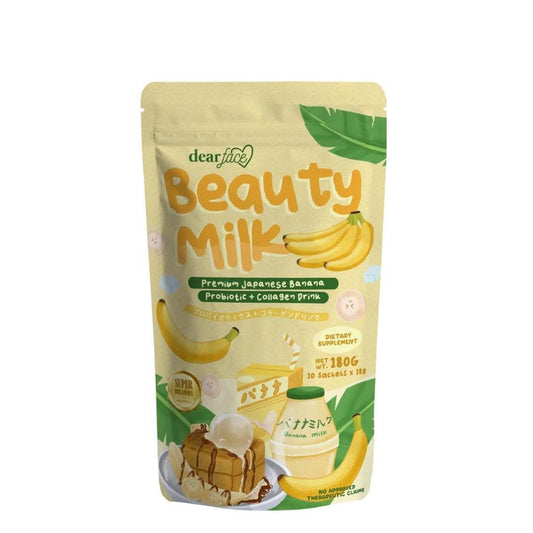 Beauty Milk Banana Probiotic + Collagen Drink