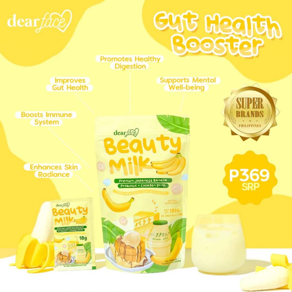 Beauty Milk Banana Probiotic + Collagen Drink