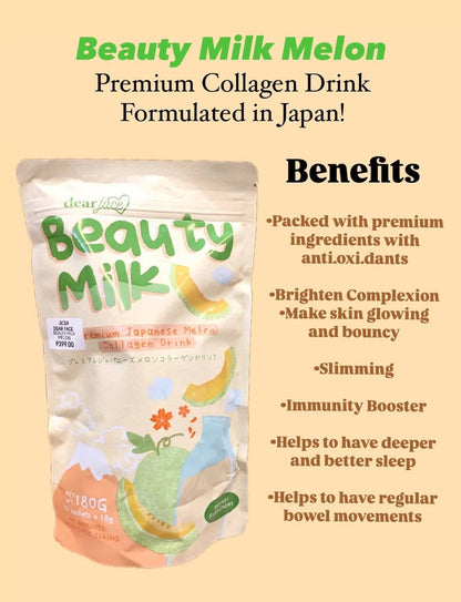 Beauty Milk Premium Japanese Melon Collagen Drink