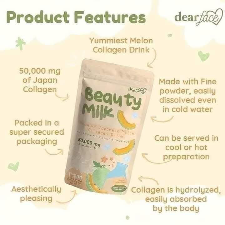 Beauty Milk Premium Japanese Melon Collagen Drink
