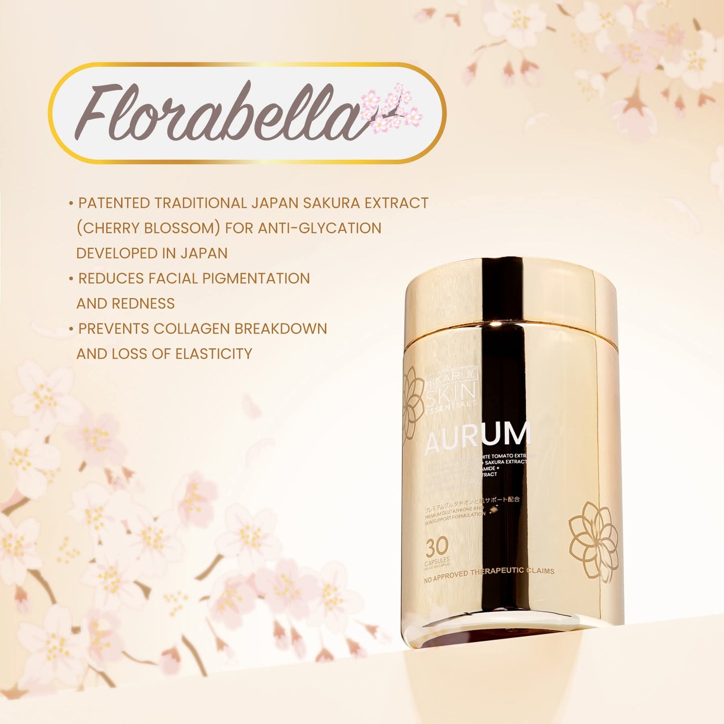 Hikari Aurum S-Acetyl Glutathione (30 Capsules)