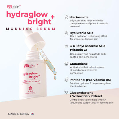 RYX Skin HydraGlow Bright+ Morning Serum 30ml
