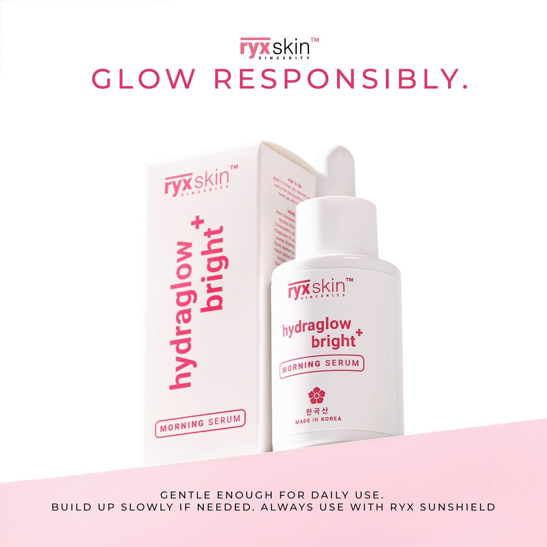 RYX Skin HydraGlow Bright+ Morning Serum 30ml