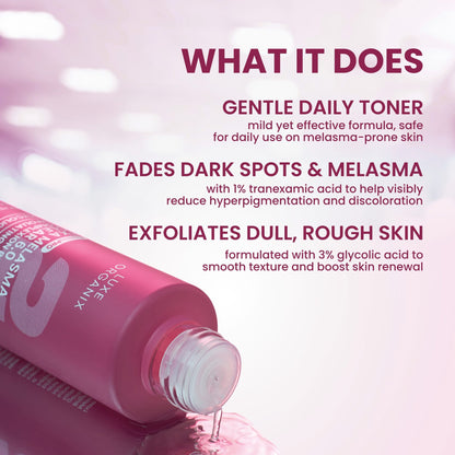 Luxe Organix DermaPRO TXA Melasma Clear 6.0 Complexion Bright Exfoliating Toner 150ml