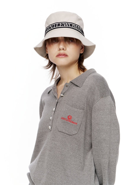 GW Bucket Hat with Black Logo (Cream)