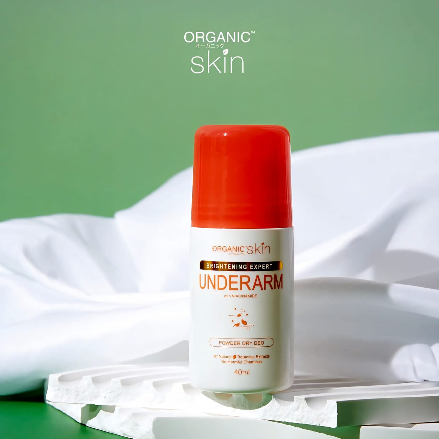 Organic Skin Japan 4x Intensive Whitening Powder Dry Deodorant 40ml