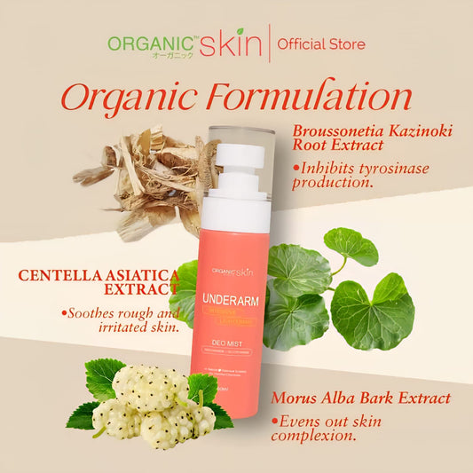 Organic Skin Japan Intensive Whitening Underarm Deo Mist Spray 60ml