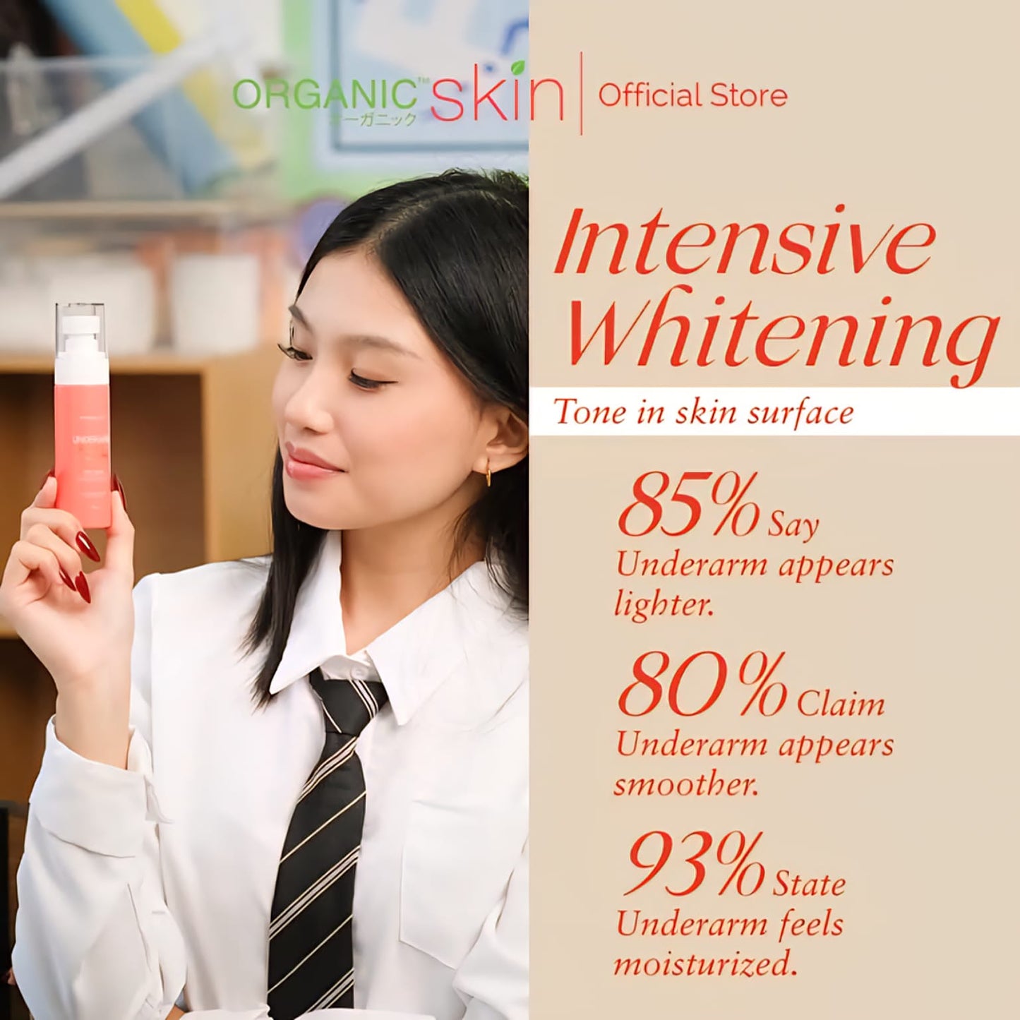 Organic Skin Japan Intensive Whitening Underarm Deo Mist Spray 60ml