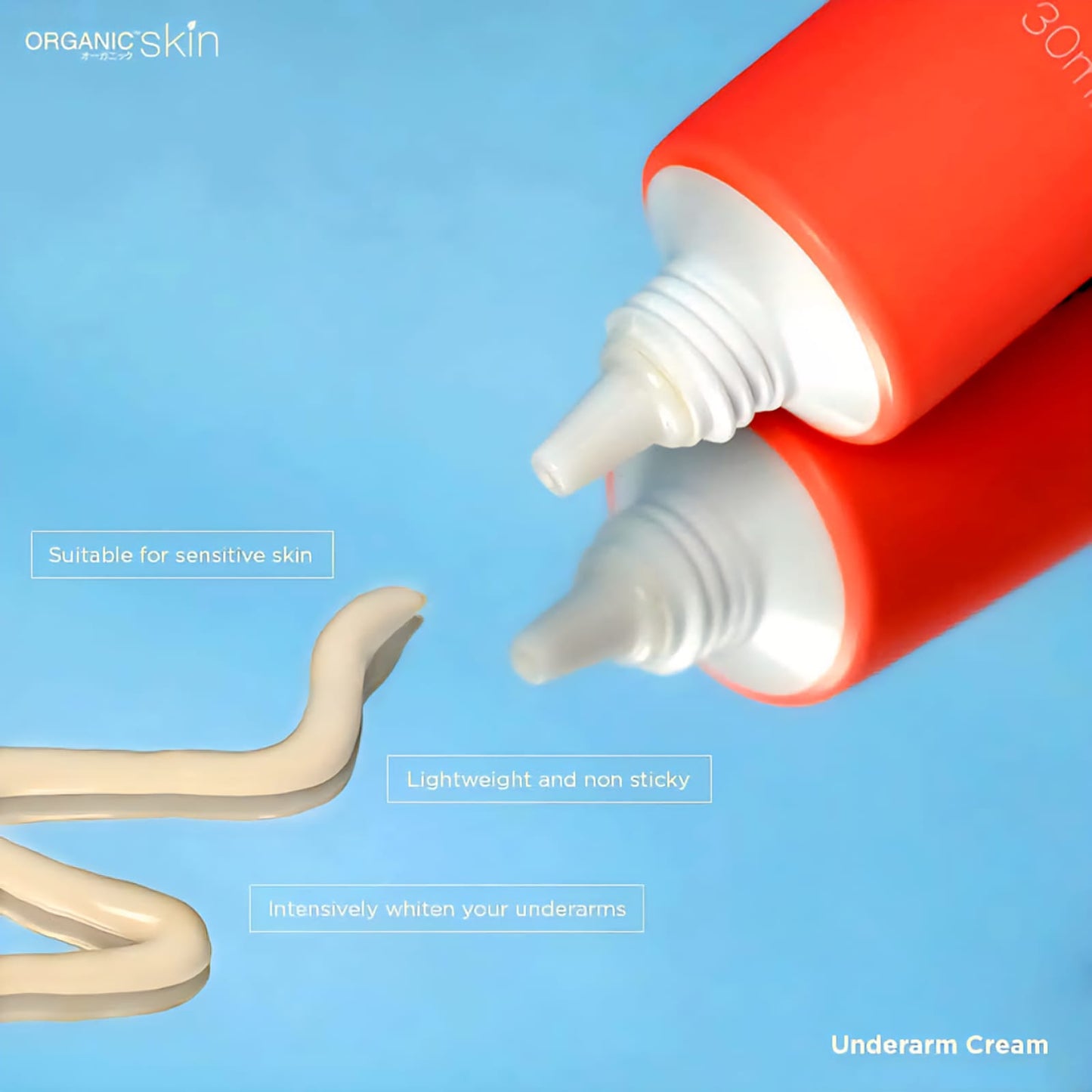 Organic Skin Japan Intensive Underarm Whitening Cream 20ml