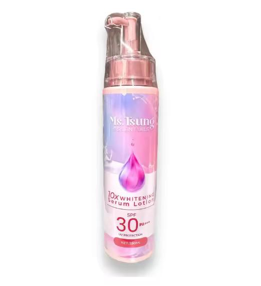 Ms Tsung 10× Whitening Serum Lotion SPF30 PA+++ 250ml