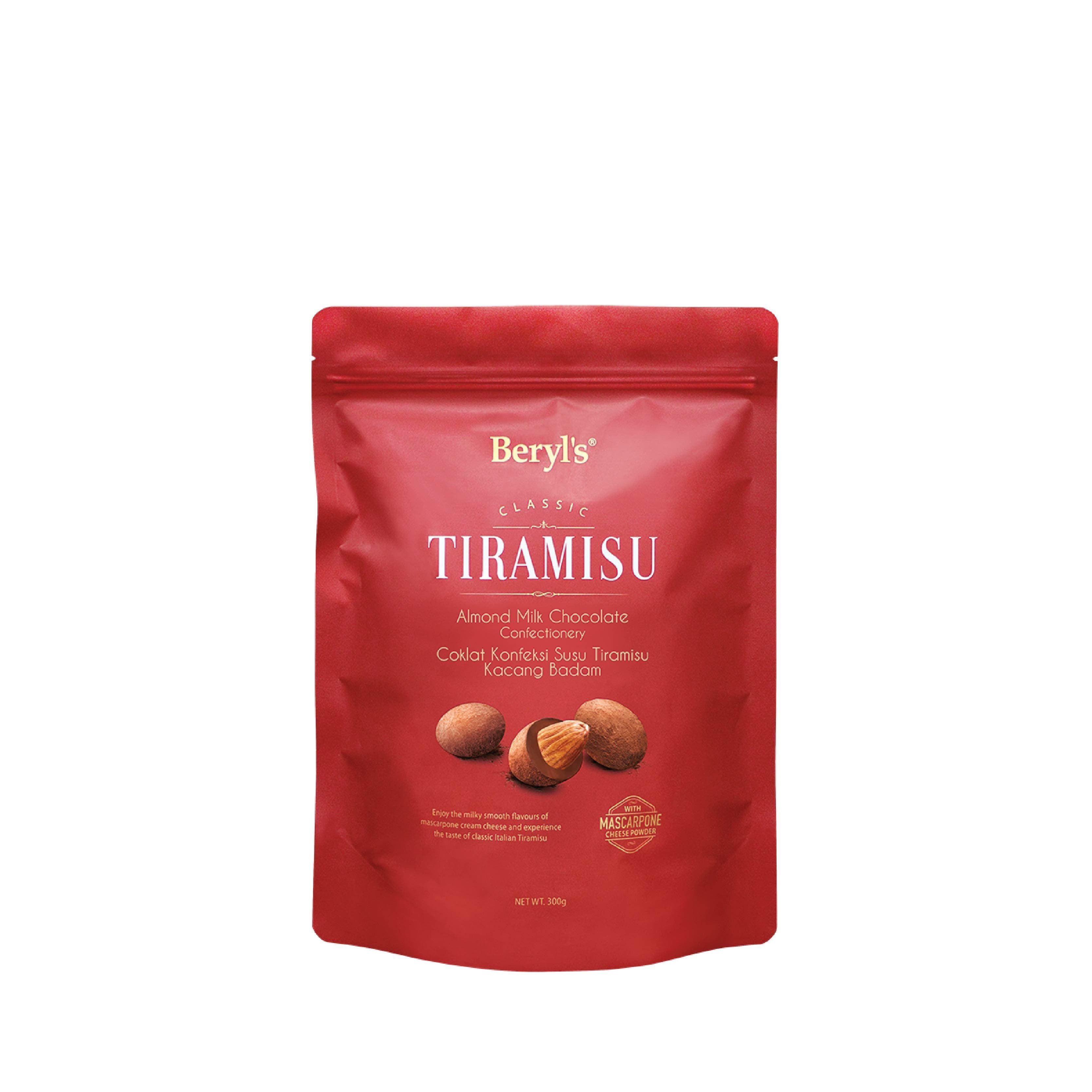 Beryl's Classic Tiramisu Almond Milk Chocolate 300g