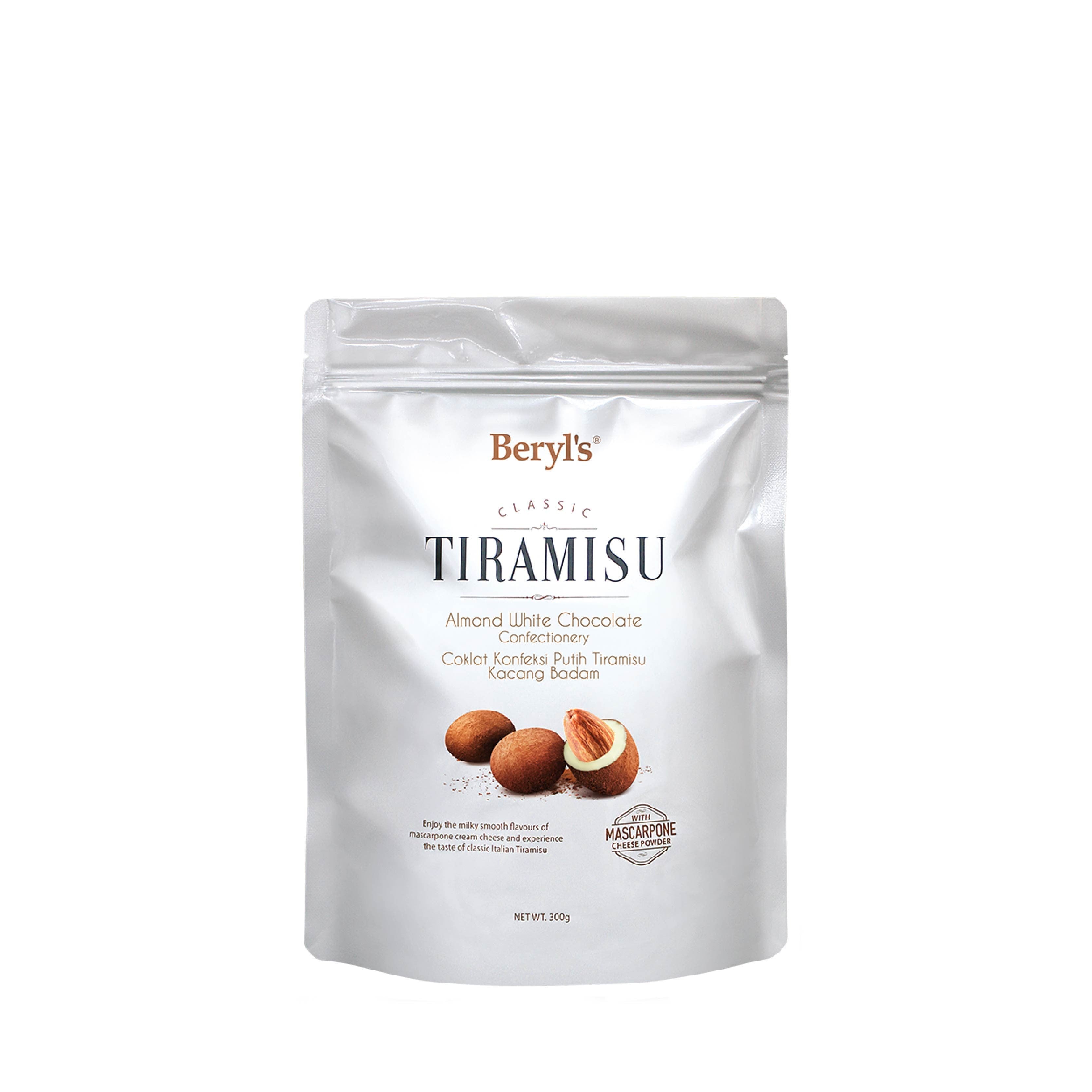 Beryl's Classic Tiramisu Almond White Chocolate 300g
