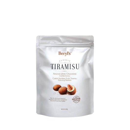 Beryl's Classic Tiramisu Almond White Chocolate 300g