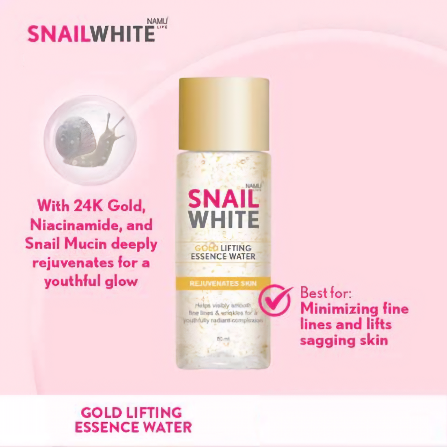 Snailwhite Gold Lifting Essence Water 50ml