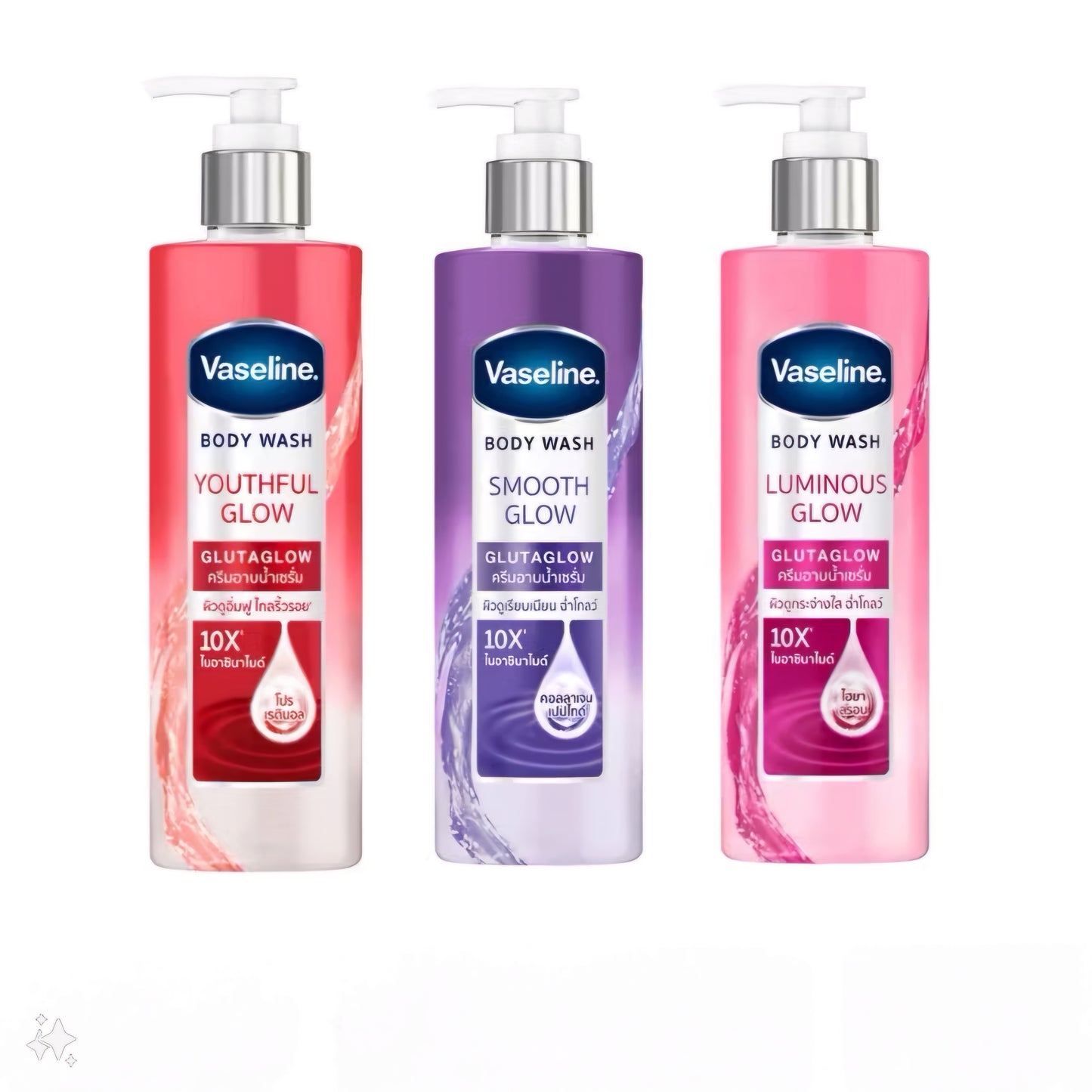 Vaseline Body Wash - Luminous Glow 400ml